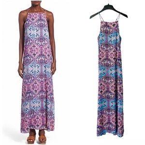 Everly Aztec Print Maxi Dress